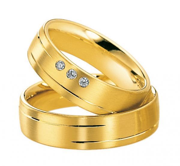 Trauringe Gelbgold von Saint Maurice 49-82016 + 49-82017