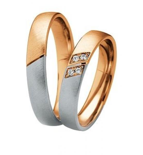 Trauringe Weissgold von Saint Maurice DR 831260 / HR 831270