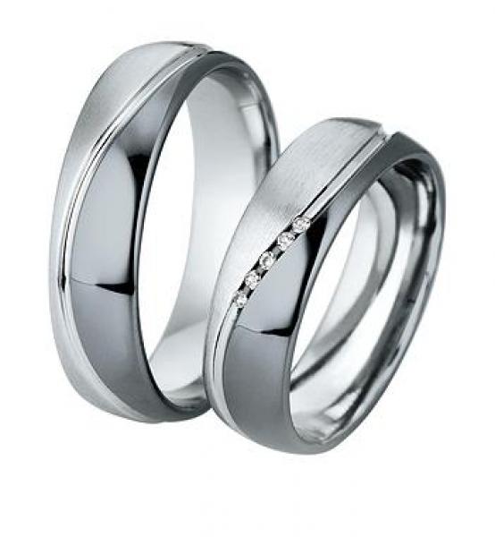 Trauringe Weissgold von Saint Maurice DR 831320 / HR 831330