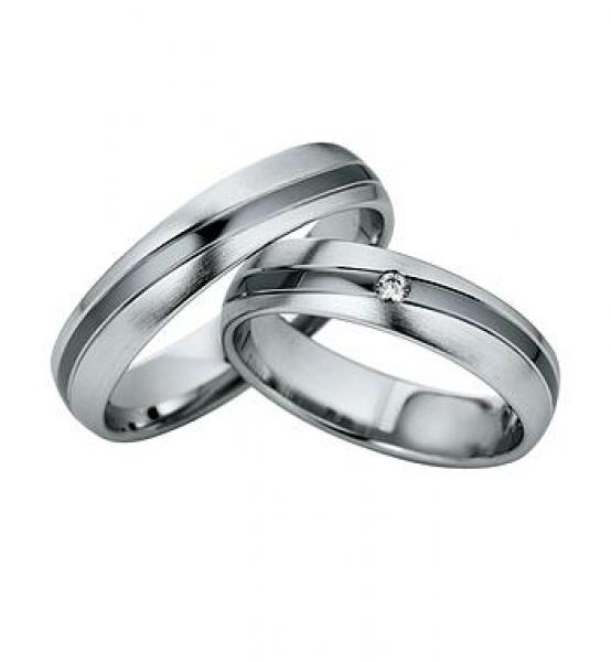 Trauringe Weissgold von Saint Maurice DR 831380 / HR 831390