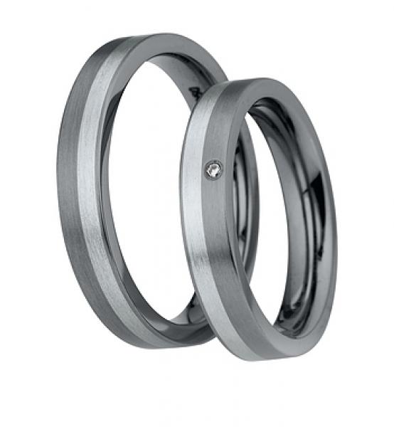 Trauringe Palladium von Saint Maurice 831560 + 831570