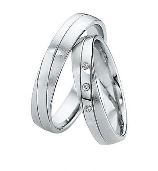 Trauringe Weissgold von Saint Maurice 870500 /870510