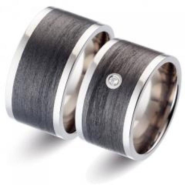 Trauringe Carbon von Titan Factory 52476/000/000/2050