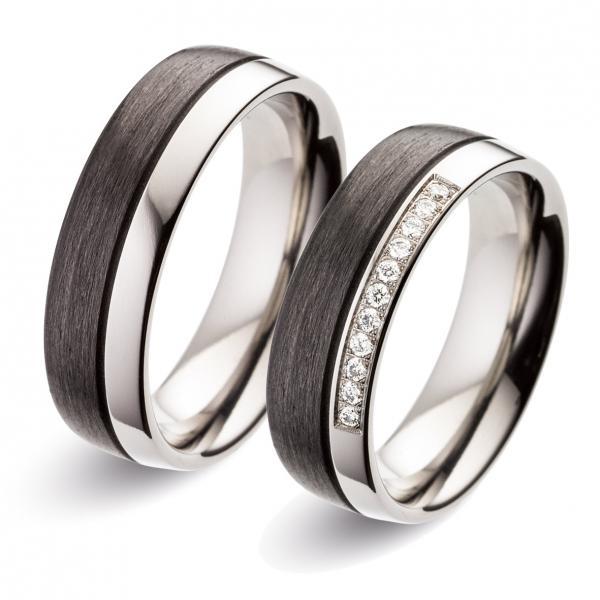 Trauringe Carbon von Titan Factory 52477/000/000/2050