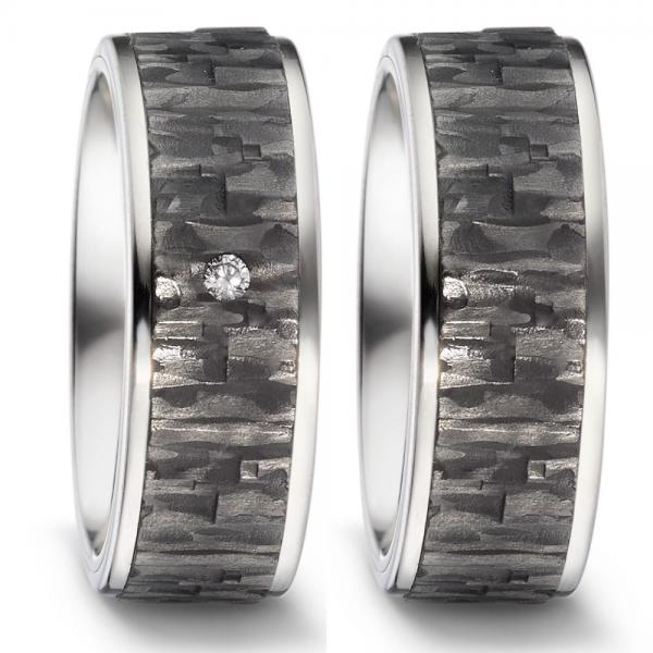 Trauringe Carbon von Titan Factory 52547/001/003/2050