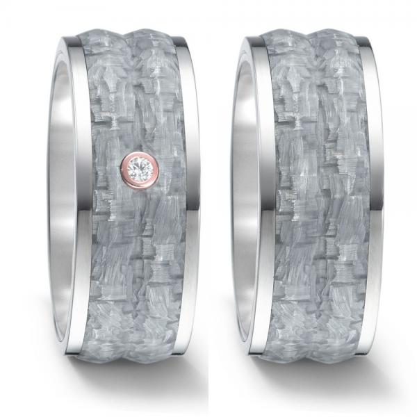 Trauringe Carbon von Titan Factory 52559/001/002/7246