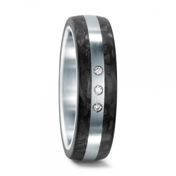 TeNo Trauringe Carbon  545715 + 545643