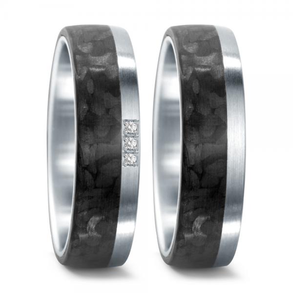 TeNo Trauringe Carbon  59653/003/003/1060 +  59653/003/000/1060