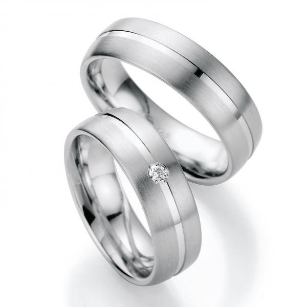 Partnerringe Silber von Ruesch 55/01220-065 + 55/01220-065