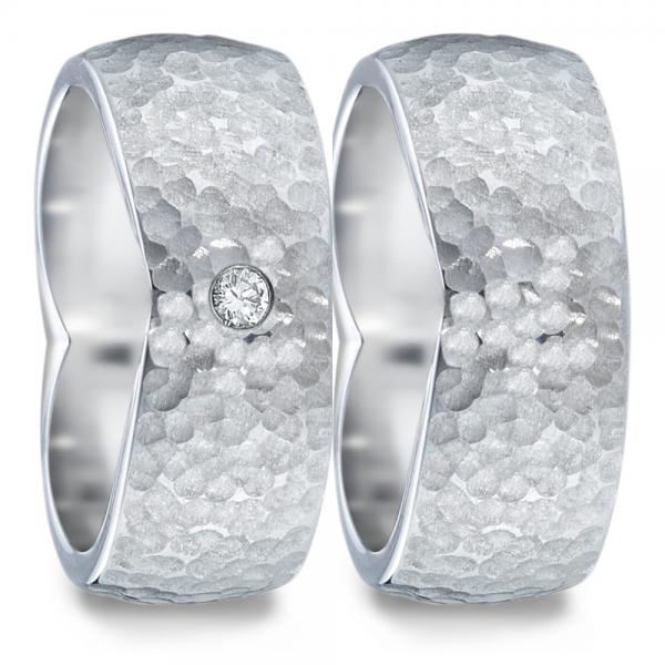 Partnerringe Edelstahl von TeNo  582109+583020
