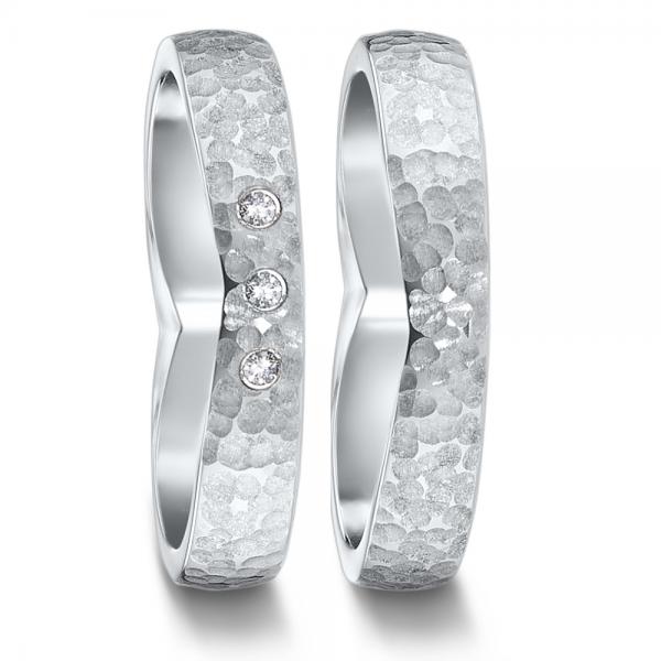 Partnerringe Edelstahl von TeNo  582101+ 583024