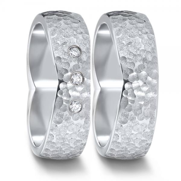 Partnerringe Edelstahl von TeNo  582105+583028