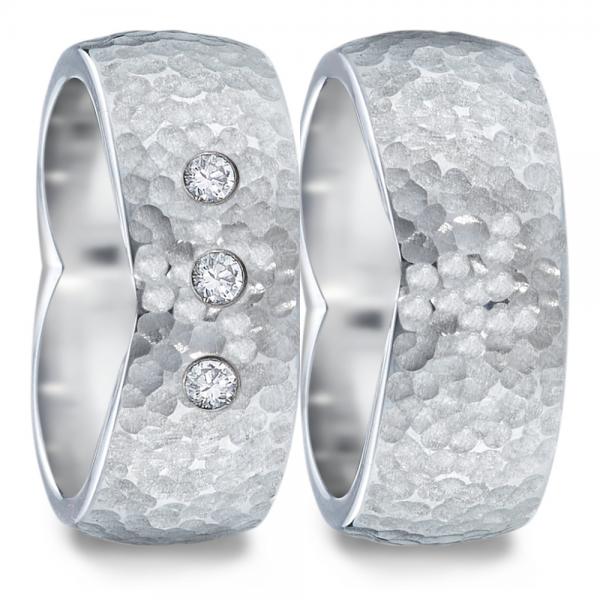 Partnerringe Edelstahl von TeNo  582109+583032