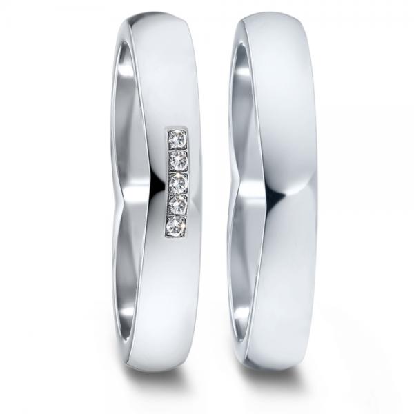 Partnerringe Edelstahl von TeNo  582099+583034