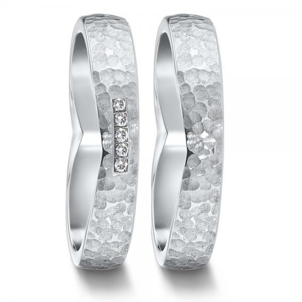 Partnerringe Edelstahl von TeNo  582101+583036