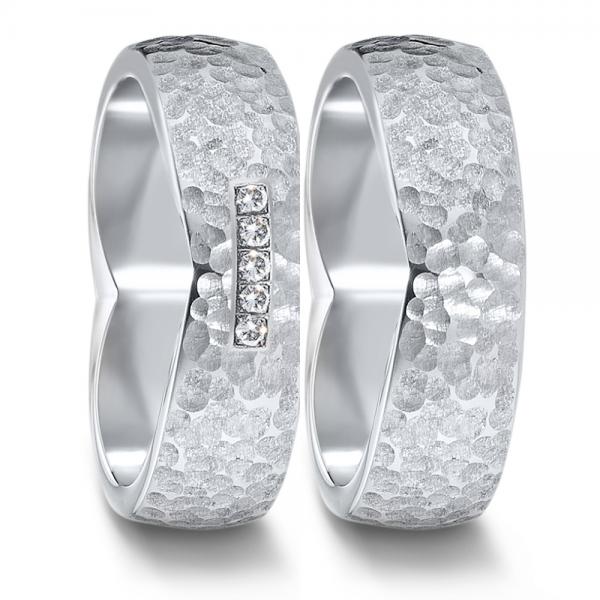 Partnerringe Edelstahl von TeNo  582105+583040