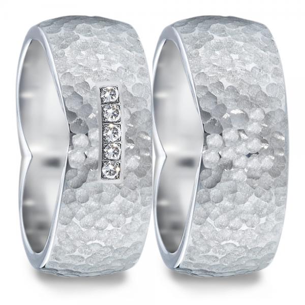 Partnerringe Edelstahl von TeNo  582109+583044
