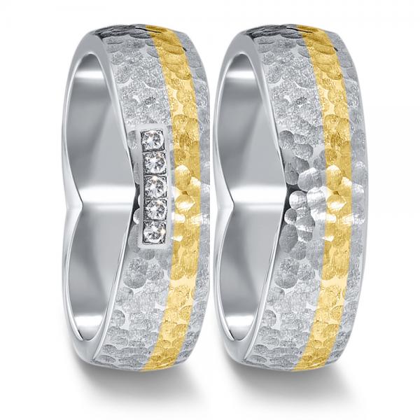 Partnerringe Edelstahl von TeNo  583072+583088