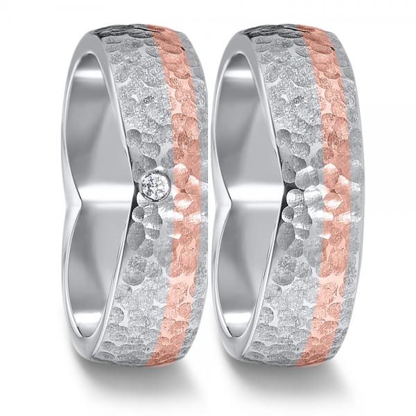 Partnerringe Edelstahl von TeNo  583104+583096