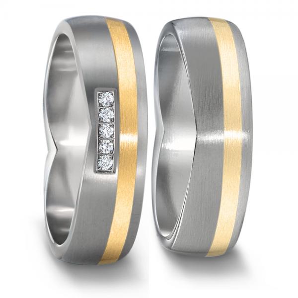 Partnerringe Titan von TeNo  583195+583211