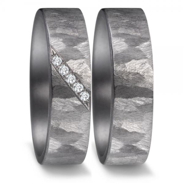 Partnerringe Tantal von TeNo  587208 + 587207