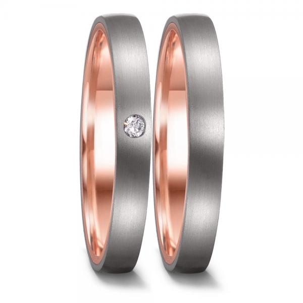 TeNo Trauringe Titan  591737 + 591733