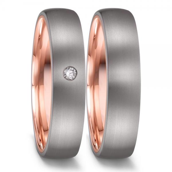 TeNo Trauringe Titan  591753 + 591749