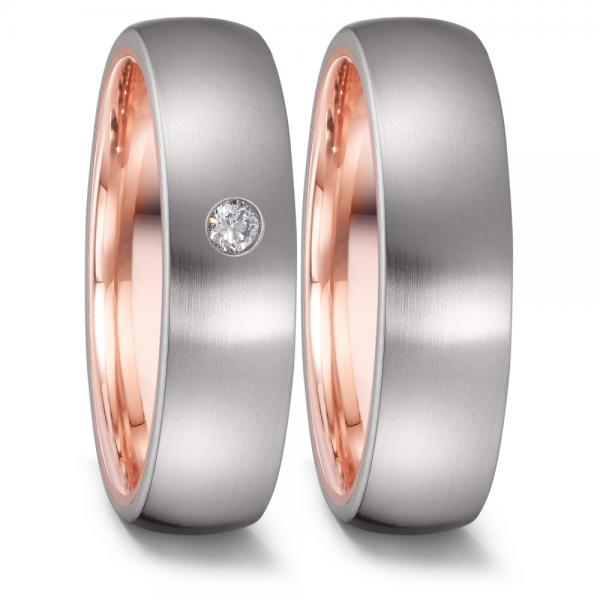 TeNo Trauringe Edelstahl  591772 + 591771