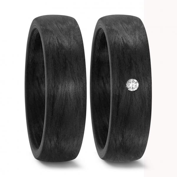 Trauringe Carbon von Titan Factory 59279/002/003/N000