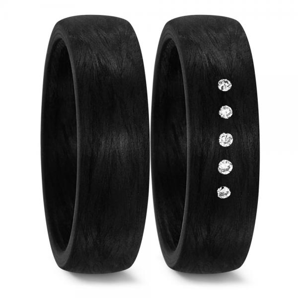 Trauringe Carbon von Titan Factory 59281/002/005/N000