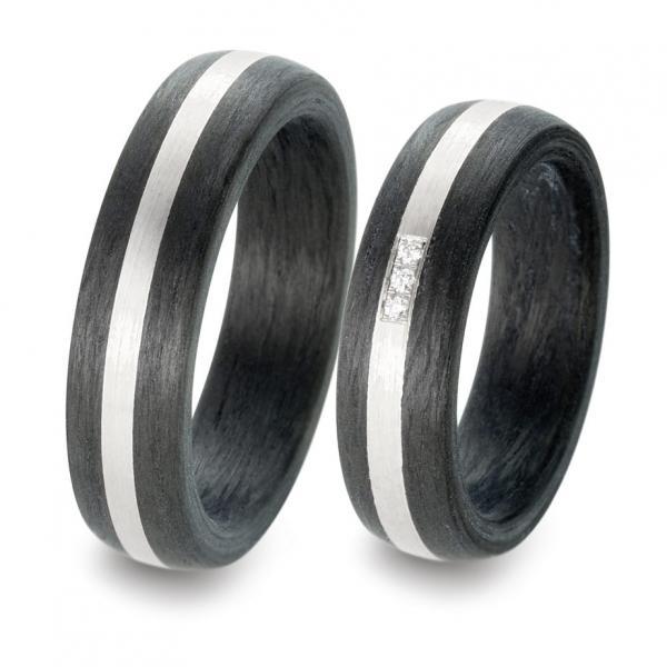 Trauringe Carbon von Titan Factory 59318-003-002-NU55