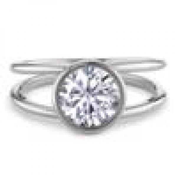 TeNo Ring Joy Edelstahl mit Crystal White Zirkonia  593933