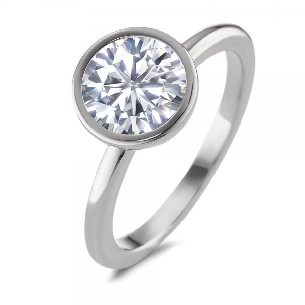 TeNo Ring Joy Edelstahl mit Crystal White Zirkonia  593934