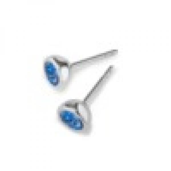 TeNo Ohrstecker Joy Edelstahl mit Sky Blue Zirkonia  593955