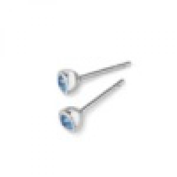 TeNo Ohrstecker Joy Edelstahl mit Sky Blue Zirkonia  593956