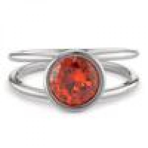 TeNo Ring Joy Edelstahl mit Mandarine Zirkonia,  593960