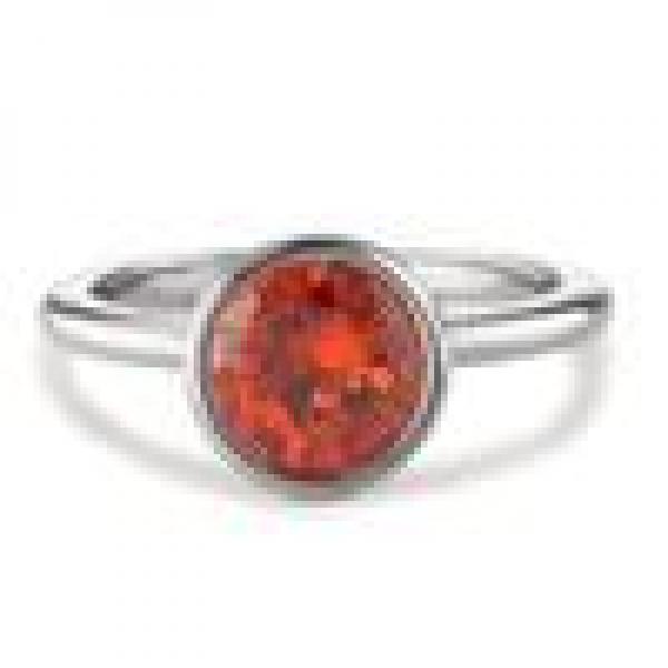 TeNo Ring Joy Edelstahl mit Mandarine Zirkonia,  593961