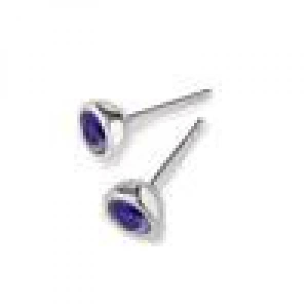 TeNo Ohrstecker Joy Edelstahl mit Purple Rose Zirkonia  593982