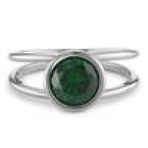 TeNo Ring Joy Edelstahl mit Jungle Green Zirkonia  593996