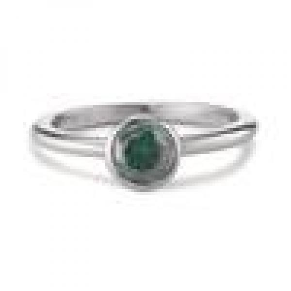 TeNo Ring Joy Edelstahl mit Jungle Green Zirkonia  593998