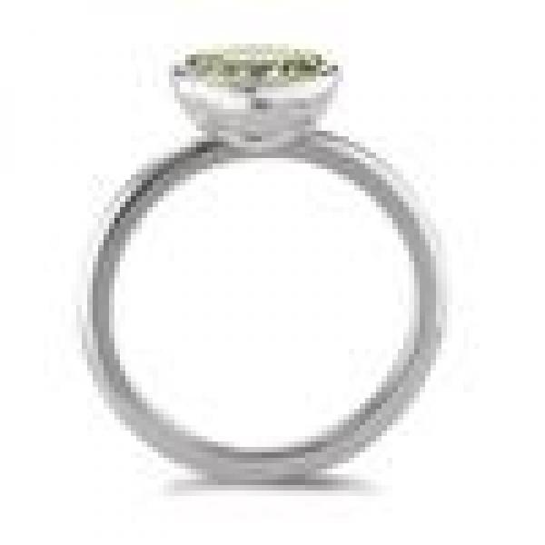 TeNo Ring Joy Edelstahl mit Apple Green Zirkonia  594006