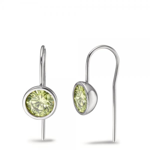 TeNo Ohrhänger Joy Edelstahl mit Apple Green Zirkonia  594008