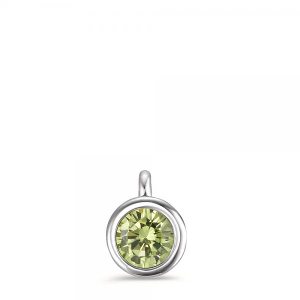 TeNo Charm-Anhänger Joy Edelstahl mit Apple Green Zirkonia  594011