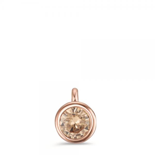 TeNo Charm-Anhänger Joy Roségold  Edelstahl und Light  594029