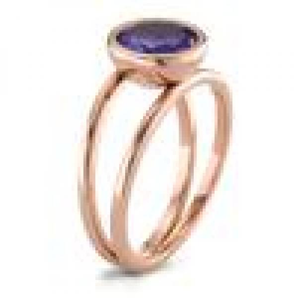 TeNo Ring Joy Roségold  Edelstahl und Purple  594032