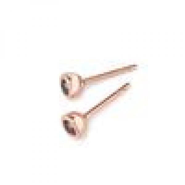 TeNo Ohrstecker Joy Roségold  Edelstahl und Scarlet  594046