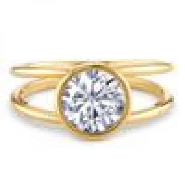 TeNo Ring Joy Gold  Edelstahl mit Crystal  594050