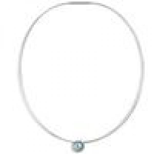 TeNo Halsreif Joy Edelstahl mit Aqua Blue Zirkonia  595796