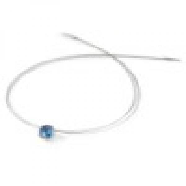 TeNo Halsreif Joy Edelstahl mit Sky Blue Zirkonia  595797
