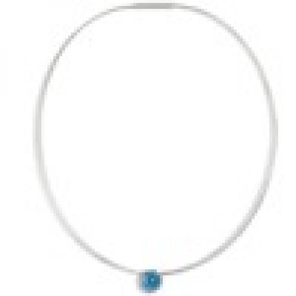 TeNo Halsreif Joy Edelstahl mit Sky Blue Zirkonia  595797